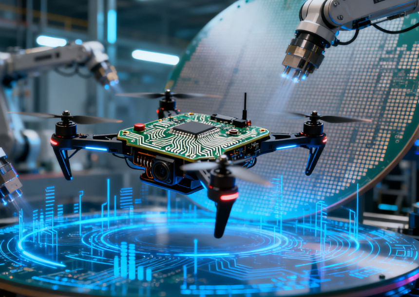 無人機飛控與半導體技術分析及合明科技半導體器件清洗介紹